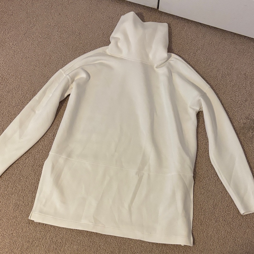 SPANX Ivory Turtleneck Pullover Sweater